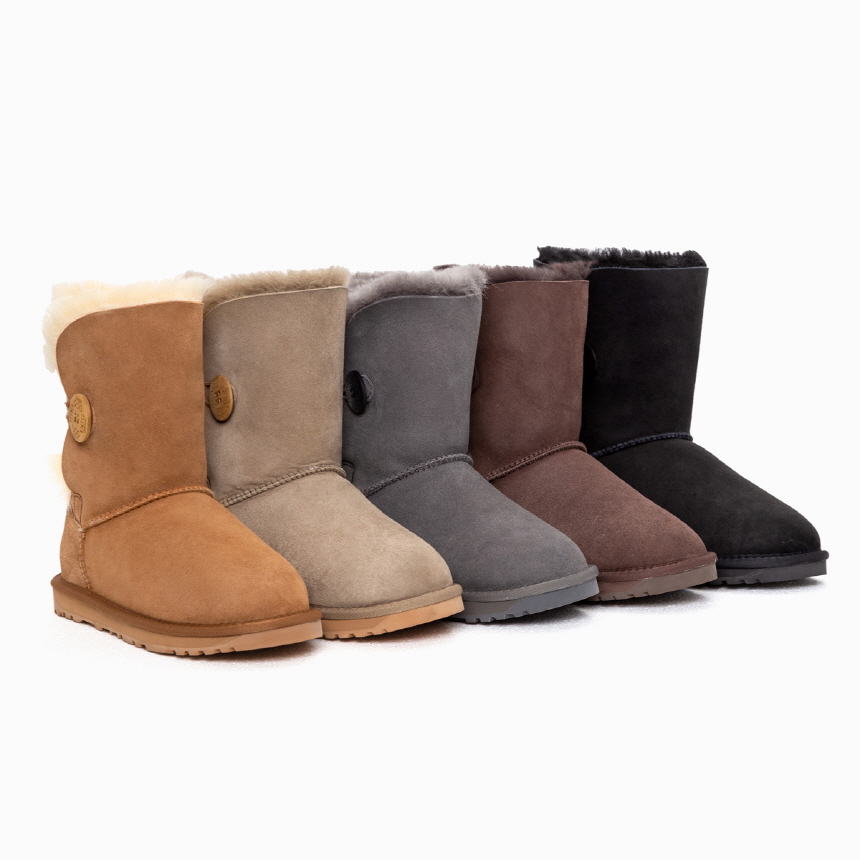[무료배송] 호주정품 오즈웨어 클래식 숏 버튼 어그 부츠 OZWEAR UGG OB363